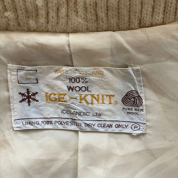 Icelandic Knit Sweater Coat - Picture 6 of 9